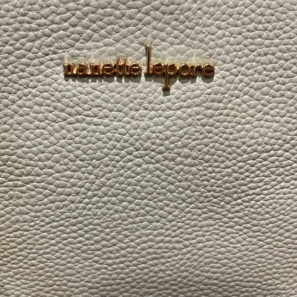 Nanette Lepore Pastel Blue Bucket Bag Gold Chain - Picture 2 of 10